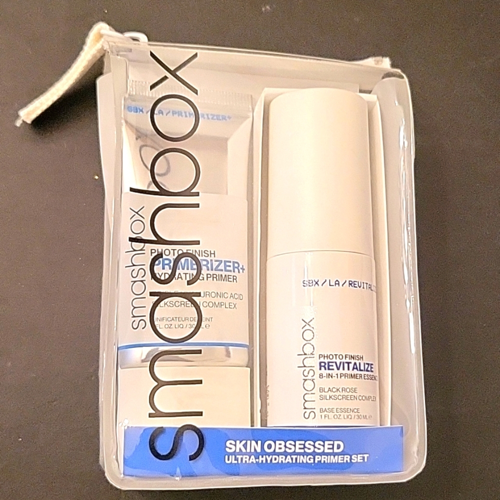 Smashbox Primers! 2 FULL Size Primerizer+ & Revitalize, Ultra-Hydrating